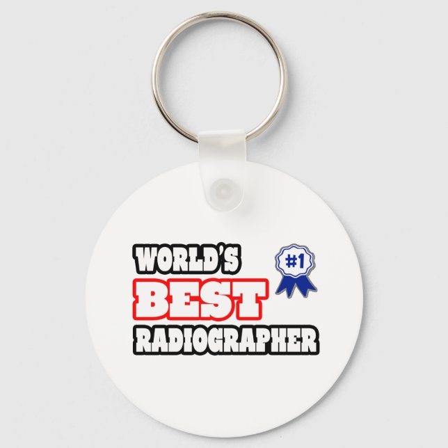 Der beste Radiograf der Welt Schlüsselanhänger (Vorderseite)