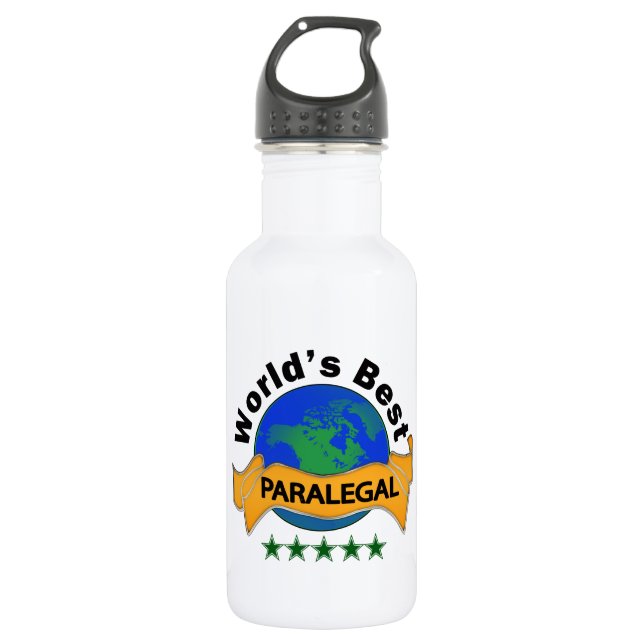 Der beste Rechtsassistent der Welt Trinkflasche (Vorderseite)
