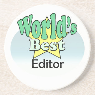 Der beste Redakteur der Welt Getränkeuntersetzer