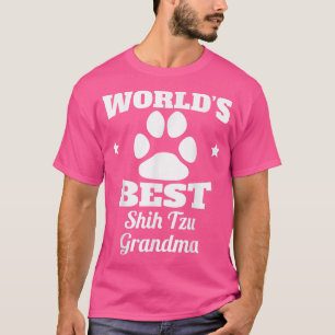 Der beste schiitische Tzu Oma Dog Lover  T-Shirt