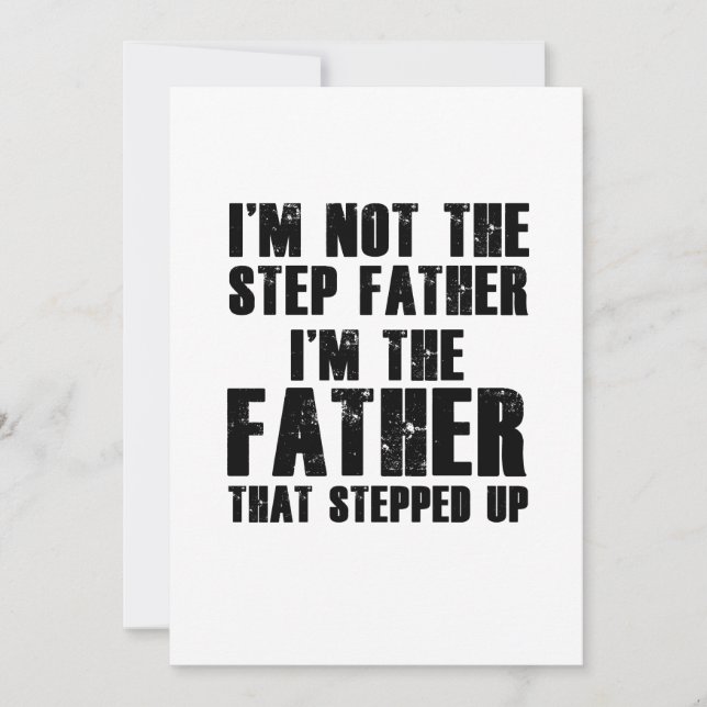 Der beste Schritt Vater Vater Vater Vater Papa (Vorderseite)