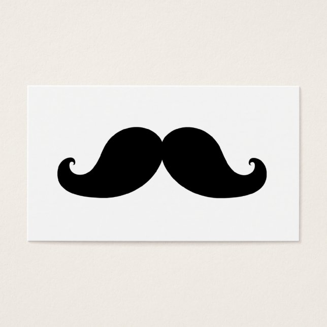 DER BESTE SCHWARZE MUSTACHE (Vorderseite)