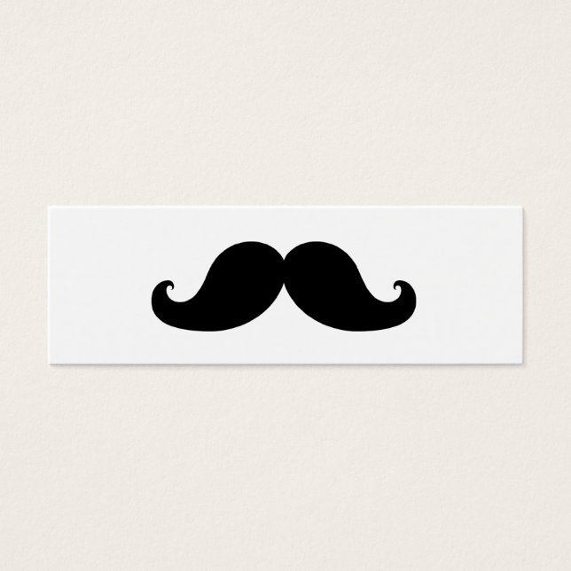 DER BESTE SCHWARZE MUSTACHE (Vorderseite)