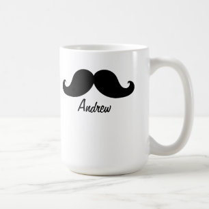DER BESTE SCHWARZE SCHNURRBART PERSONALISIERT TASSE