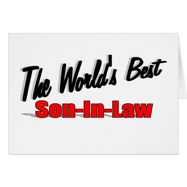 Der beste Schwiegersohn der Welt (Vorderseite (Horizontal))