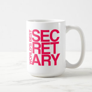 Der beste Sekretär Coffee Mug der Welt Kaffeetasse