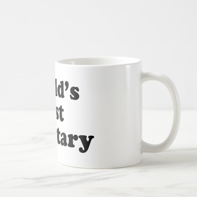 Der beste Sekretär der Welt Tasse (Rechts)