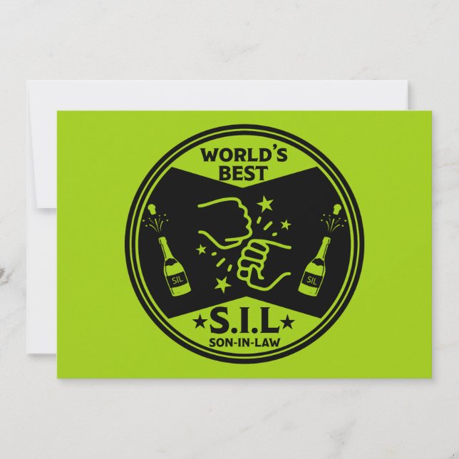 Der beste Sohn der Welt Feiertagskarte (Vorderseite)