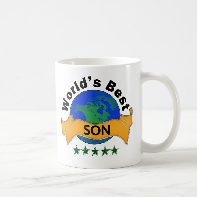 Der beste Sohn der Welt Kaffeetasse (Rechts)