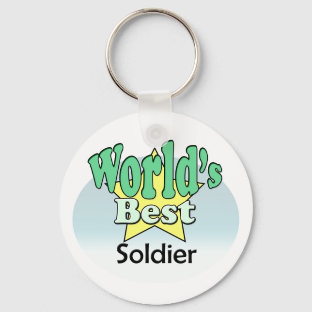 Der beste Soldat der Welt Schlüsselanhänger (Vorderseite)