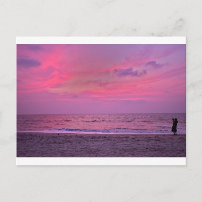 der beste Sonnenuntergang seit hier.jpg Postkarte (Vorderseite)