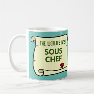 Der beste Sous-Chef der Welt. Kaffeetasse