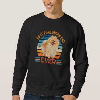 Der beste Spitz Vater je Hund Vatertag Sweatshirt