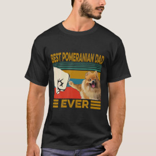 Der beste Spitz Vater je Retro Vatertag T-Shirt