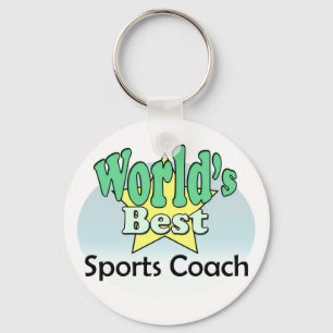 Der beste Sporttrainer der Welt Schlüsselanhänger