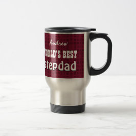 Der beste STEPDAD der Welt tiefrotes Reisebecher