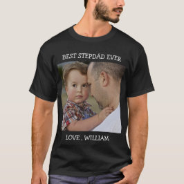 Der beste Stepdad-je-Vatertag-Foto T-Shirt