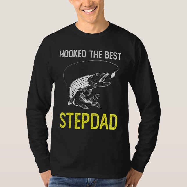Der beste Stepdad-Tag der Fischer T-Shirt (Vorderseite)