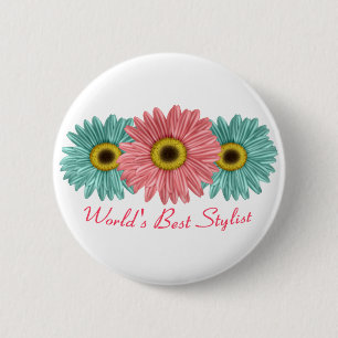 Der beste Stylist der Welt Button