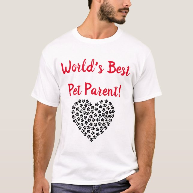 Der beste T - Shirt für Eltern mit Kindern weltwei (Vorderseite)
