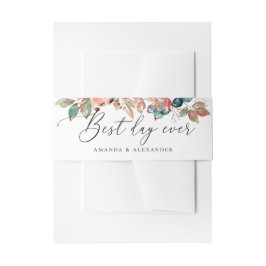 Der beste Tag aller Zeiten. Blaubeerhochzeit im He Einladungsbanderole