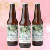 Der beste Tag je sukkulente Hochzeit florale botan