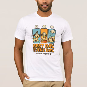 Der beste Tag jeden Tag - Der sonnige Nationalhund T-Shirt