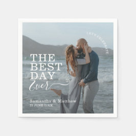 Der beste Tag überhaupt Moderne bohemian Strandhoc Serviette