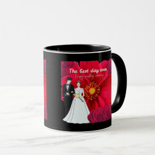 Der beste Tag überhaupt schwarz Tasse