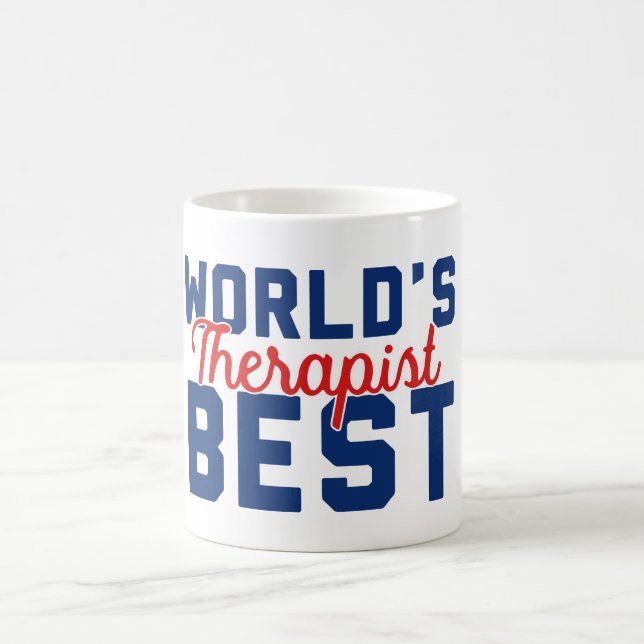Der beste Therapeut der Welt Kaffeetasse (Mittel)