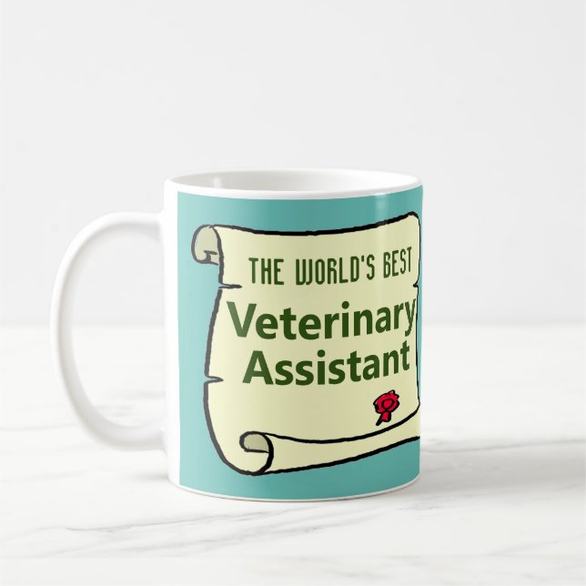 Der beste Tierärztin der Welt. Kaffeetasse (Links)