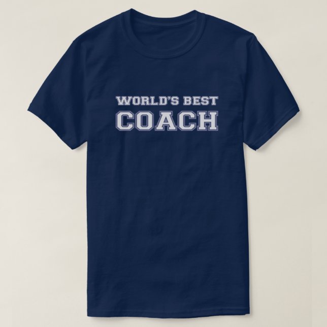 Der beste Trainer der Welt T-Shirt (Design vorne)