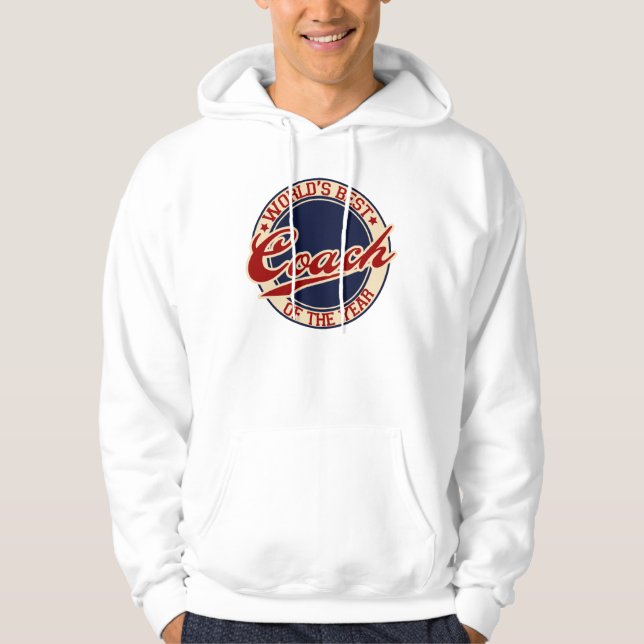 Der beste Trainer des Jahres Hoodie (Vorderseite)