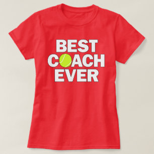 Der beste Trainer für Frauen im Tennis T-Shirt