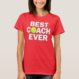 Der beste Trainer für Frauen im Tennis T-Shirt