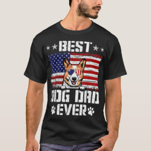 Der beste Vater aller Corgi-Amerikaner 4. T-Shirt