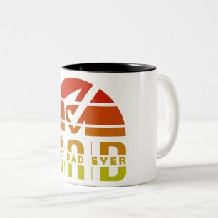 Der beste Vater aller Zeiten: Der Mann, der Mythos Zweifarbige Tasse