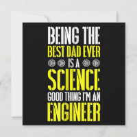 Der beste Vater aller Zeiten ist ein Science Engin