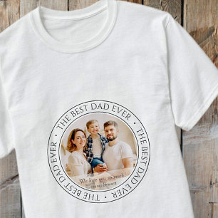 Der beste Vater aller Zeiten - Klassisches Foto T-Shirt