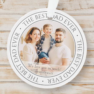 Der beste Vater aller Zeiten Modernes klassisches Ornament