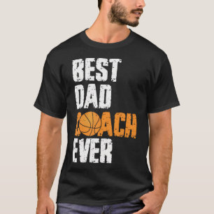 Der beste Vater-Coach je Basketball für Coach Vate T-Shirt
