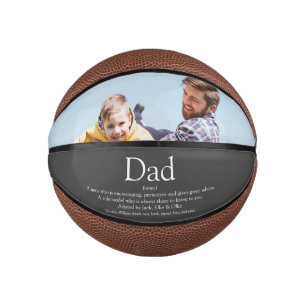 Der beste Vater Daddy Pater je Definition Foto Gra Mini Basketball