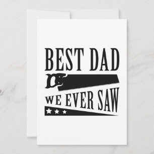 Der beste Vater, den wir je gesehen haben Dankeskarte