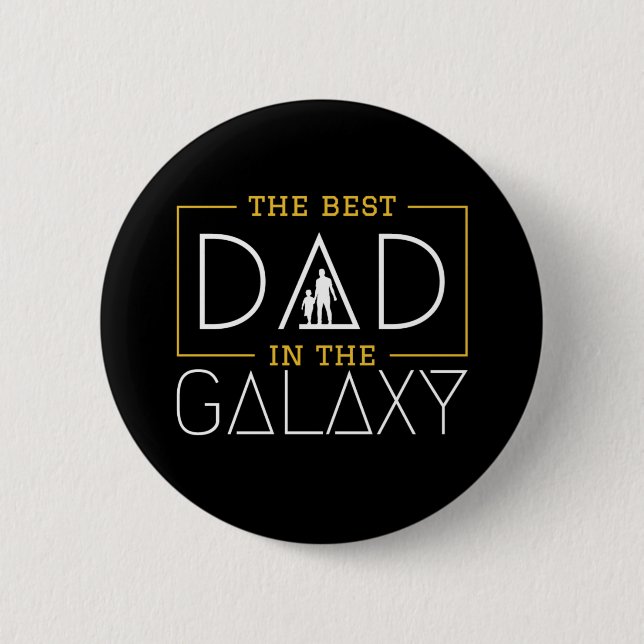 Der beste Vater der Galaxie Button (Vorderseite)