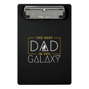 Der beste Vater der Galaxie Mini Klemmbrett