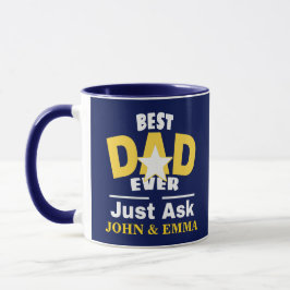 Der beste Vater, der je Gefragt hat... Personalisi Tasse