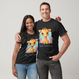 Der beste Vater, der je Niedliche Giraffe thematis T-Shirt