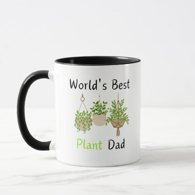 Der beste Vater der Pflanze Tasse (Links)