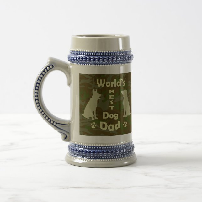 Der beste Vater der Welt Bierglas (Links)