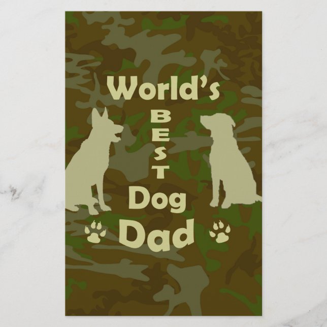 Der beste Vater der Welt Briefpapier (Vorderseite)
